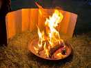 Our evening fire
