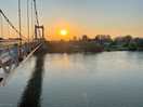 Sunset from nearby walkway