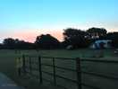 The campsite at sunset!