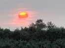Sun going down over bisson arcachon
