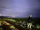 La camminata sull’oceano davanti al camping foz tornando dal supermercato