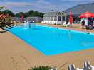 The outdoor pool