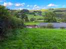 The campsite from across a few fields on the public footpath