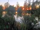Sun setting