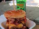Burger and cider on site
