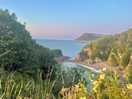 Broadsands beach from above
