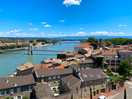 Tournon sur rhône from museum chateau roof terrace