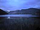 Lake right next to the campsite just after sunset