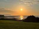 Sun going down.