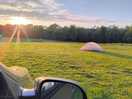 The site gets sunshine for much of the day!