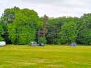 Large camping field