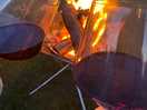 Campfire essential part of camping for me 🔥🔥