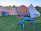 If the safari glamping tents are booked, why not bring your own glamping tent?