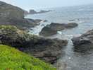 Doing a sea watch from lizard point watching shearwaters