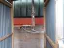 Good pressure-,hooks on door, be mindful of how far the water reaches