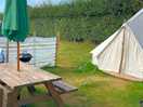 Bell tent pitch
