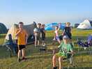 Tent up