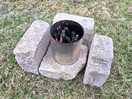 Baked bean tin as fire pit