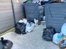 Rubbish overflowing