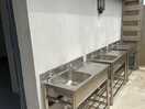 Outside washing up area