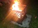 Fire pit. wood, firelighters and lighter provided.