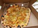 Lovely cheesey garlic bread too