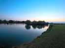 Lake in the evening