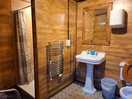 All in one shower loo