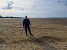 Enormous beach. couldnt see the sea when tide was out.