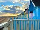 Beach huts on the front