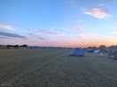 Beautiful sunset. plenty of space to camp in