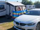 2nd visit with awning and dogs, 31 degs this weekend
