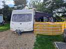 Fully serviced hard standing and grass pitch