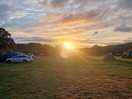 Sunrise at the campsite