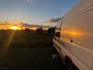 Sunset views across the rolling countryside