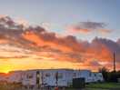 Gorgeous sunset at campsite.