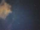 Stars visible on a semi clear night.