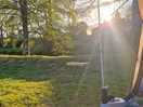 Early morning sunshine over the stream
