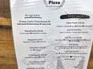 Pizza menu 2025