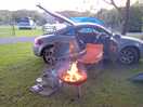 Camp fires are allowed too