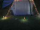 Fairy lights at night make the place look so pretty.