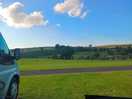 View from campervan