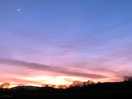 Sunset over campsite
