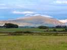 The view towards the snowdon range from the site.
