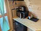 Tv microwave fridge tv