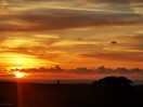 Sunset at the site