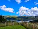 View from campervan pitch area