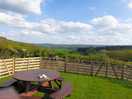 View of enclosed garden, outdoor area.