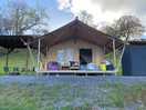 Front safari tent