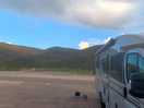 Our motorhome with great view